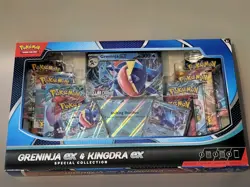 BuyAny3ShipFree | Pokemon Greninja ex & Kingdra ex Special Collection - Image 1