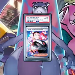 2025 Pokemon DRI EN ROCKET’S GIOVANNI SPECIAL ILLUSTRATION RARE PSA 10 GEM-MT - Image 1