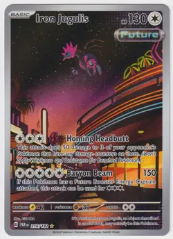 Iron Jugulis 216/182 Illustration Rare Paradox Rift SV04 NM - Pokemon TCG - Image 1