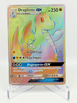 Dragonite GX SM156 Pokemon Dragon Majesty Secret Rare Black Star Promo - Image 1