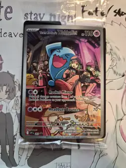 Rocket's Wobbuffet 203 Pokemon Scarlet Violet Promo 2025 SEALED - Image 1