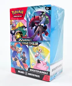 Pokemon TCG JOURNEY TOGETHER BOOSTER BUNDLE NEW SEALED Authentic 6 Packs - Image 1