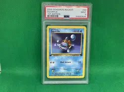 Pokemon 2000 Squirtle #68 Team Rocket 1st Edition Mint PSA 9 - Image 1