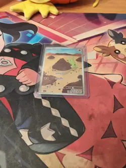 Korean Larvitar AR 114/108 sv3 Ruler of the Black Flame Pokemon Card Near Mint - Image 3