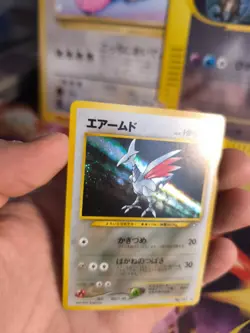 Pokemon Karte Card Skarmory Panzaeron Neo Genesis Holo Wotc japanese NM Swirl - Image 5