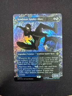 Symbiote Spider-Man (SHOWCASE FOIL) Marvel Spider-Man - Magic (MTG) - Image 1