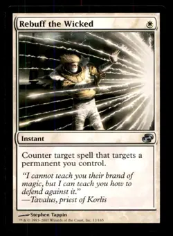 MTG Rebuff the Wicked LP Light Play Planar Chaos [2980] - Image 1