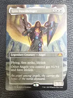 Lyra Dawnbringer (Borderless) Dominaria Remastered Regular MTG NM Magic Card - Image 1