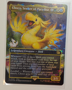 MTG - Final Fantasy / FF - Choco, Seeker of Paradise 569 - Chocobo Track Foil - Image 1