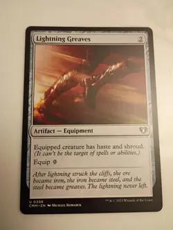 Lightning Greaves Commander Masters Regular - Image 1