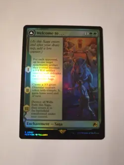 Jurassic World Collection MTG Magic the Gathering Welcome To... Foil Rare - Image 1