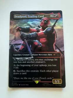 Deadpool, Trading Card (Rainbow Foil) Secret Lair Drop Foil - NM - Hottt - Image 1