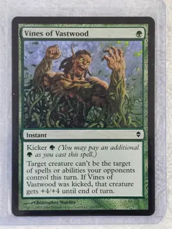 MTG Vines of Vastwood - Zendikar (ZEN) #193 Magic the Gathering Card NM - Image 5