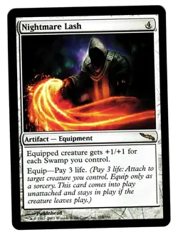Magic The Gathering MTG - MIRRODIN 2003 MRD - #MRD 219 Nightmare Lash x3 LP NM - Image 1