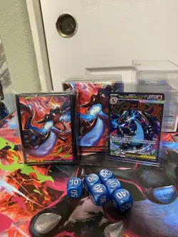 Pokemon Mega Charizard X ex Phantasmal Flames UPC Promo NM With Deck box/sleeve - Image 1