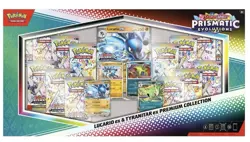 SEALED Pokemon Prismatic Evolutions Lucario Ex & Tyranitar Ex Premium Collection - Image 1