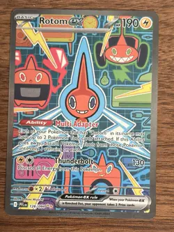 POKEMON TCG Phantasmal Flames 3 Card Lot: ROTOM EX SIR 125, ROTOM EX 111 & 029 - Image 2