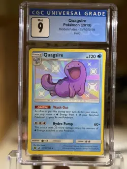 Quagsire Pokemon TCG Hidden Fates 2019 SV10/SV/94 Shiny Vault Holo Rare CGC 9 - Image 1