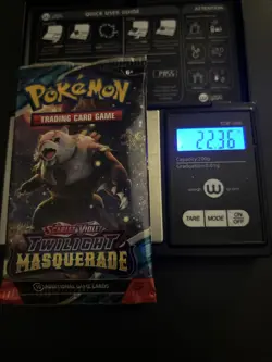 (VERY HEAVY) 22.36g Pokemon TCG Twilight Masquerade Booster Pack (SEALED)? - Image 1