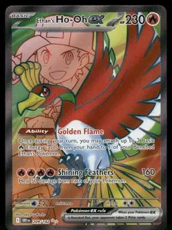 Ethan's Ho-Oh ex 209/182 Ultra Rare Holo NM Pokemon SV10: Destined Rivals - Image 1