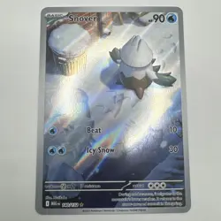 Snover Illustration Rare 140/132 Mega Evolution Pokemon TCG Near Mint Card NM - Image 1
