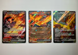 Pokemon Team Rocket's Moltres ALL 3 UPC Stamped PROMOS 229/182 208/182 031/182 - Image 1