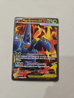 Pokemon TCG Mega Heracross ex 108/094 Full Art Ultra Rare Phantasmal Flames NM/M - Image 1