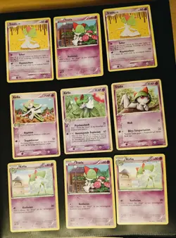 9x Kirlia / Trasla Pokemon Karten Sammlung Deutsch | Mit Vintage Versch. Sets - Image 1