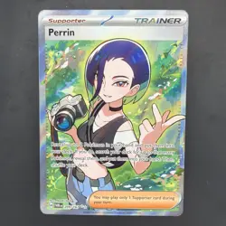 Perrin 209/167 Pokemon SV06 Twilight Masquerade Ultra Rare Full Art Trainer NM - Image 1