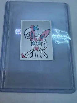 Korean Pokemon TCG Passport Photo ID Limited Edition Promo Sylveon Rare Mint - Image 1