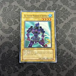 Yu-Gi-Oh Trading Card Game 1st Edition Sea Serpent Warrior of Darkness SD4-EN003 - Image 1