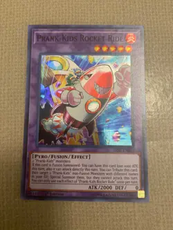 Yu-Gi-Oh! prank kids rocket ride mint super 1st ed HISU-EN017 - Image 1