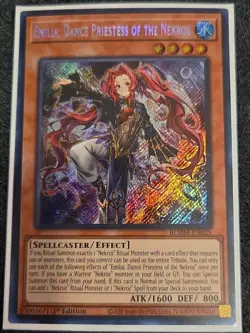 Yugioh Emilia, Dance Priestess of the Nekroz - BLMM-EN025 - Secret - 1st - Mint - Image 1