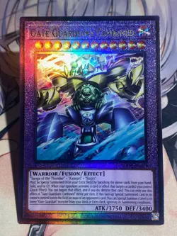Yugioh Asian English PHNI-AE101 Gate Guardians Combined Ultimate rare Near Mint - Image 4