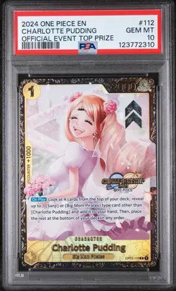 Charlotte Pudding (Championship 2024) OP03-112 One Piece Promotion Cards Foil - Image 1