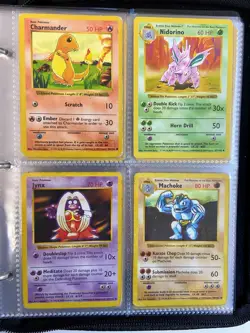 Pokemon Cards VINTAGE Collection Binder - Rare Holos, First Edition, WOTC 1999 - Image 4