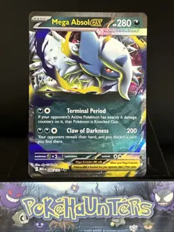 Pokemon Card Mega Absol EX 086/132 Double Rare Mega Evolution Base Set NM - Image 1