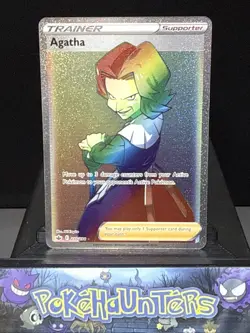 Pokemon Card Agatha 210/198 Chilling Reign Hyper Rare Full Art Near Mint - Image 1