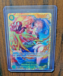 One Piece TCG OP13-118 Monkey D. Luffy SEC Card Game CCG English - Image 1