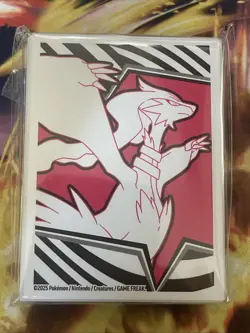 White Flare Pokemon ETB Card Sleeves 65 Ct - Image 1