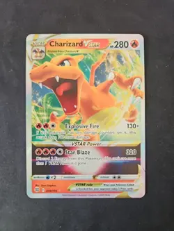 Charizard VSTAR 018/172 Brilliant Stars Holo Ultra Rare Card NM Condition - Image 1