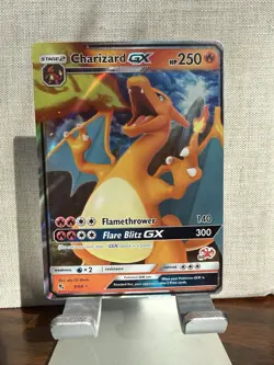 Pokemon TCG Charizard GX Hidden Fates Holo Ultra Rare Card 9/68 Battle Academy - Image 1