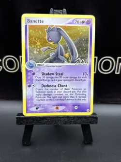 Banette 1/101 Pokemon Hidden Legends SWIRL Holo Rare 2004 Pokemon Card NM - Image 2