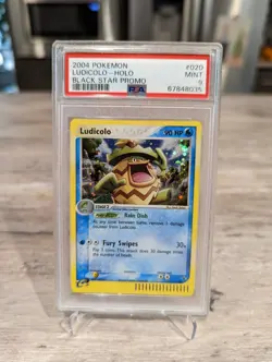 PSA 9 Pokemon Ludicolo #020 Black Star Promo Card Nintendo Holo - Image 1