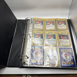 Pokemon Trading Card Game Official Folder + 87 Vintage Cards TCG 1999 Bundle lot - Image 3