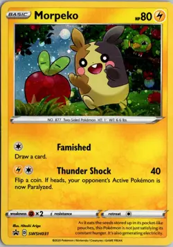 Morpeko - Holo Promo SWSH: Sword & Shield Promo Cards SWSH031 NM - Image 1