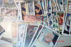 50x Sleeved Cards Lot in Deck Box One Piece NM, Unsorted - Image 3