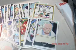 50x Sleeved Cards Lot in Deck Box One Piece NM, Unsorted - Image 4