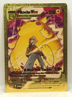 Pikachu Vmax Gigantamax Gold Foil Display Card TG17/TG30 - Image 1