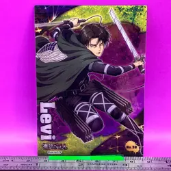Levi Ackerman 38 Attack on Titan Wafer Card AOT TCG Japanese #145 - Image 3
